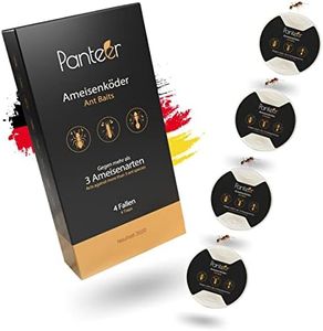 Boîte à appâts à Fourmis - Combattez Simplement Les Fourmis avec du Poison de Fourmi - Contre Plus de 3 espèces - pour l’intérieur et avec Les Fourmis dans la pelouse - Appâts à Fourmis
