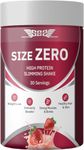 SOS Nutrition Size Zero Health Supplement Nutritional Whey Protein, Plant Protein Mix For Adults-(Chocolate, 300 Gms) with Herbs, Multivitamin to Support Strength, Immunity & Active Life (Strawberry)