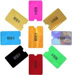 LYPER Credit Card Sleeve, 9 RFID Blocking Sleeves Envelopes, Identity Theft Protection Secure Sleeves Set Waterproof Aluminum foil Slim Design Easily into Your Wallet