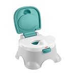 Fisher-Price 3-in-1 Toddler Potty Training Chair and Stepstool with Removable Toilet Ring and Washable Bucket, HPY87