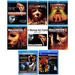 Halloween: Ultimate 11 Movie Collection: Complete Original + Rob Zombie Remake + 2018 Sequel Blu-ray Series + Bonus Art Card