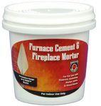 MEECO'S RED DEVIL #1352 Furnace Gasket Cement and Stove Sealer - High Temperature Adhesive for Fiberglass Gasketing - Ideal for Repairing Small Cracks in Stoves - 1/2 Pint Tub (Gray)