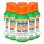 TheraBreath Dentist Formulated Fresh Breath Oral Rinse, Mild Mint Flavor, 3 Ounce Trial and Travel Size (Pack of 6)