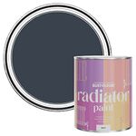 Rust-Oleum Black Heat Resistant Radiator Paint in Matt Finish - Black Sand, 0.75 Liters (SHDRCT1116)