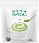 Encha Latte Grade Matcha Powder - First Harvest Organic Unsweetened Matcha Green Tea Powder, From Uji, Japan (30G/1.06 Ounce) Premium Powder for matcha latte, matcha smoothie | Caffeine, L-Theanine