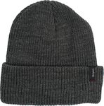 Brixton Men's Heist Beanie Hat Newsie Cap, Heather Grey, One Size