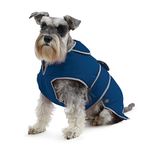 Ancol Muddy Paws All Weather Stormguard Coat . Navy Blue. Size Small ( Length 30 cm, up to 52cm girth)