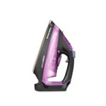 Morphy Richards Turbosteam Steam Iron, Ceramic Non-stick Soleplate, 170g Steam Boost, 50g Steam Output, 380ml Water Tank, Anti Drip, Anti Scale, Auto Shut-off, 3m Cord, 2800W, Purple/Black, 303140