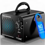 Ozone Generator 26,000mg/h, Ozone Machine Odor Removal, High Capacity Ozone Generator for Car/Pet/Smoke/Home/etc (Black)