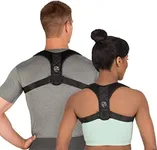 Swiss Safe Posture Corrector for Men/Women - Stylish & Discreet Ergonomic Back Straightener Brace for Proper Posture & Spinal Pain Relief