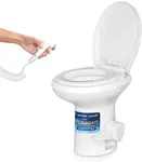 SereneLife RV Toilet with Hand Spra