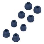 Adhiper Replacement Earbuds Silicone Ear Buds Tips Compatible with Beats by dr dre Powerbeats Pro Wireless Earphones (Blue 8pcs)