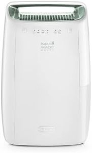 De'Longhi Tasciugo AriaDry Déshumidificateur DEX212SF, Déshumidificateur Portable avec Système de Filtration à 3 Actions, Fonction Séchage, Déshumidification 12L/Jour, R290, Réservoir Amovible, Blanc