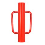 Gtongoko 12LB T Post Driver with Handles Heavy Duty Fence Post Driver Post Pounder for T-Posts，U Channel，Metal Post and Sign Post Pole Driver Tool,17 Inch Red