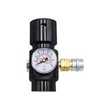 rovrai Upgrade Paintball Co2 Pressure Regulator Mini Sef Super Fast Refresh HPA Lower Pressure Regulator Co2 HPA Input 1500 PSI Output 0-130 psi