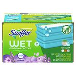 Swiffer Sweeper Wet Mop Refills for Floor Mopping and Cleaning, Lavender, All Purpose Floor Cleaning Wet Cloths, 12 Count, Pack of 3