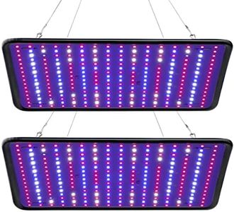Grow Light for Indoor Plants - SERWING 200W LED Grow Light Full Spectrum, Plant Growing Lamp for Indoor Cultivation, Greenhouse, Grow Tent, Hydroponics (Full Spectrum)