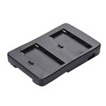 F2-BP NP-F Battery to V-Mount Battery Converter Adapter Plate Fit F970 F750 F550 Compatible with Canon 5D2 5D3 DSLR Camera LED Light Monitor