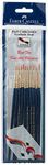 Faber-Castell Paint Brush - Synth Hair Round, Size-1 (Pack of 10)