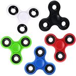 5 Pack Fidget Spinner Toy Bulk for Kids Adults, Sensory Hand Fidget Spinner Toys Set for Stress Relief Reducer Anit Anxiety, Gifts for Birthday Party Favors Graduation Party Bag Fillers