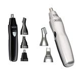 WAHL Hair Trimmer, Nose Hair Trimmer, Ear Hair Trimmer, Eyebrow Trimmer, Washable Heads & 3-in-1 Personal Trimmer, Trimmers for Men and Women, Nose Ear and Eyebrow Trimmer