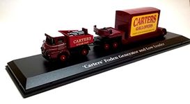 atlas editions the greatest show on earth carters foden generator & low loader vehicle 1:76 scale diecast model