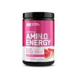 Optimum Nutrition Amino Energy Powder ��– Anytime energy convenient energy powder, Pre- workout with Green Tea, BCAA and Green Coffee Extract – Watermelon: 30 servings (270g tub, packaging may vary)