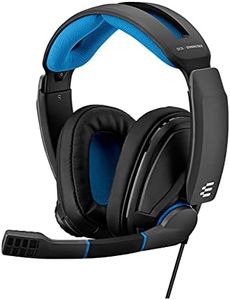 Sennheiser GSP 300 - Auriculares de Diadema para Videojuegos, Color Negro y Azul