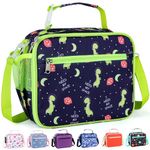 hombrima Insulated Lunch Box Bag, Kids Thermal Cool Bags with Adjustable Strap for Adults Children Women Men Boys Girls School Office Outdoor