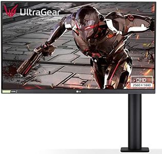 LG Ultragear - 27Gn880 Qhd Nano IPS 27 Inch (68.5 Cm) 2560 X 1440 Pixels, Ergonomic Stand Nvidia G-Sync Compatible 144 Hz, 1Ms, HDR 10, Hdmi, Gaming Monitor, Black