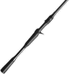 HANDING Serenity Lightweight One Piece Bass Fishing Rods, Seaguide LS Ring Guides, 40 Ton Carbon Fiber Blank, Full Carbon Monocoque Grip, Sensitivity Balanced Spinning and Casting Fishing Rod