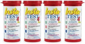 LaMotte 4-Way Insta Test Strips Plus for Swimming Pool & Hot Tub Spa - Free Chlorine, Bromine, Alkalinity, pH, Total Hardness 4 x 50