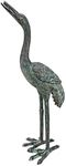 Design Toscano Straight Neck Crane Statue Size: Small