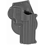 Fobus, Roto Paddle Holster, Fits Smith & Wesson 4" L/K Frame, Taurus 66/431/65, Right Hand, Kydex, Black