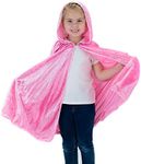 Everfan Kids Cosplay Hooded Cloak Cape - Pink