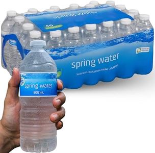 Multipack 500ml Still Spring Water Compatible With Kirkland Spring Water, Bulk Wholesale Deal Hydration Pack For Everyday Use (40 Pack)