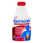 Gaviscon Liquid Extra Strength Antacid - 600 ml - Antacid Liquid for Day and Night Heartburn Relief, Acid Reflux and GERD Relief, Fruit Blend - Free of Aluminum, Lactose and Gluten