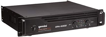 Gemini GPA-6000 5000W Professional DJ Power Amplifier