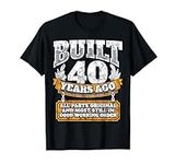 Funny 40th Birthday Shirt B-Day Gif