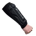 Martial Arts Forearm Armor Guards - MMA - Padded Arm Sleeves (Large)