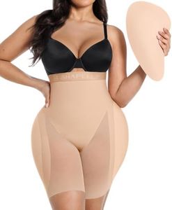SHAPELLX Fajas Colombianas Moldeadoras Plus Size Padded Hip Body Shaper