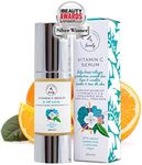 Vitamin C Serum for Face with Hyaluronic Acid, Aloe Vera, Retinol, and Vitamin E - Natural Skin Care for Beautiful and Healthy Skin - Brightening Serum for Dark Spots and Fine Lines