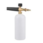 YUET Snow Foam Gun Lance for Nilfisk/Huter/Anlu/Kew/Alto & A&R Cannon Pressure Washer 1 L Jet Bottle Adjustable Soap Generator Pot Dispenser Foamer Hose with Connector Sprayer Nozzle