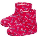 Barbie Slipper Boots For Girls Pink 2 UK