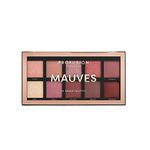 Profusion Cosmetics Mauves 10 Shade Eyeshadow Palette (blendable multi-finish neutrals and dusty rose to plummy hues)