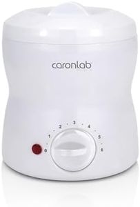 Caronlab Professional Wax Heater 500ml | Temperature Control Dial & Indicator Light | Melts Hard, Strip & Film Wax | 400ml Metal Insert | Drip Tray | Salon Use