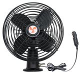 YQSIYU 12V RV Cooling Fan with 2 Speed Switch,Car Truck RV Fans Heavy Duty 12V,6 Inch Truck Fans that Blow Cold Air,Suitable for All Vehicles.Cord Length 6FT