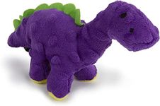 goDog 70939-98997-024 Dinos Bruto Squeaker Dog Toy, Mini, 1 Count, Purple, 70939-98997-024