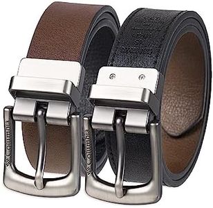 Columbia Boys' 1" Wide Classic Reversible Belt, Brown/Black, Medium