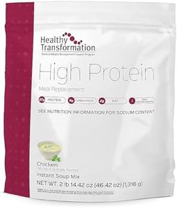 Bariatric Advantage High Protein Meal Replacement Drink Mix - Protein Powder Whey Isolate for Gastric Bypass & Sleeve Gastrectomy Patients - 28 Servings with 27 g Protein - Chicken Soup - 46.42 oz